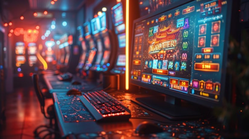 Mobile app interface showing live casino dashboard